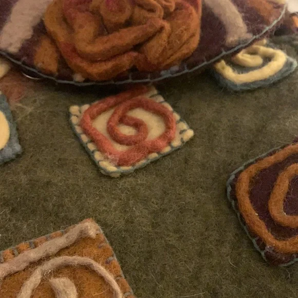 NEW Anthropologie Rising Tide handmade wool purse - Picture 7 of 16